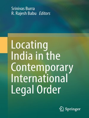 cover image of Locating India in the Contemporary International Legal Order